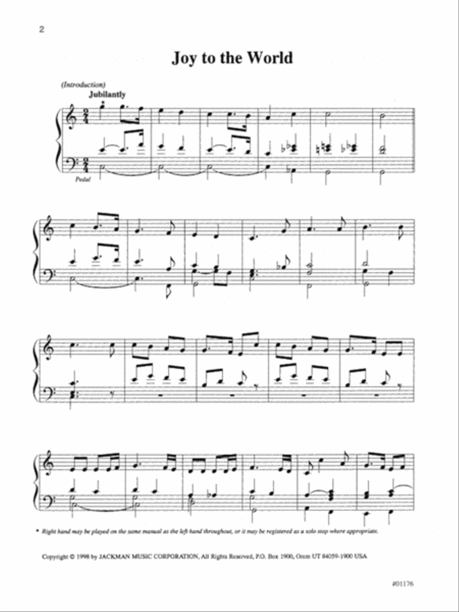 Christmas Chains for Organ Organ Accompaniment scores gallery preview page 2
