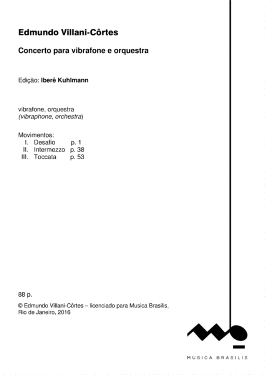 Concerto para vibrafone e orquestra (grade) Full Orchestra scores gallery preview page 2