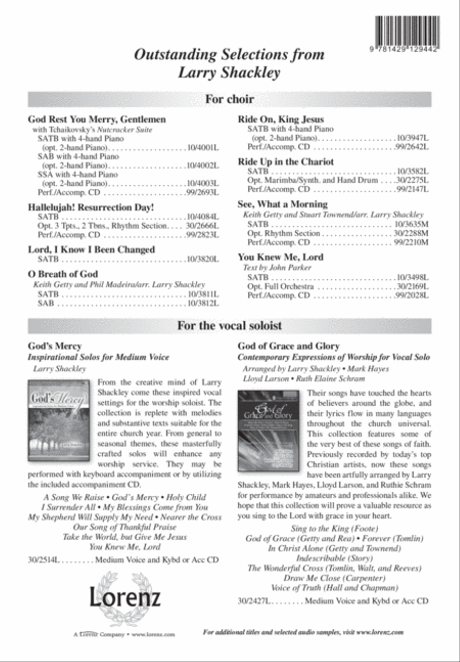 Everywhere I Go 4-Part scores gallery preview page 13