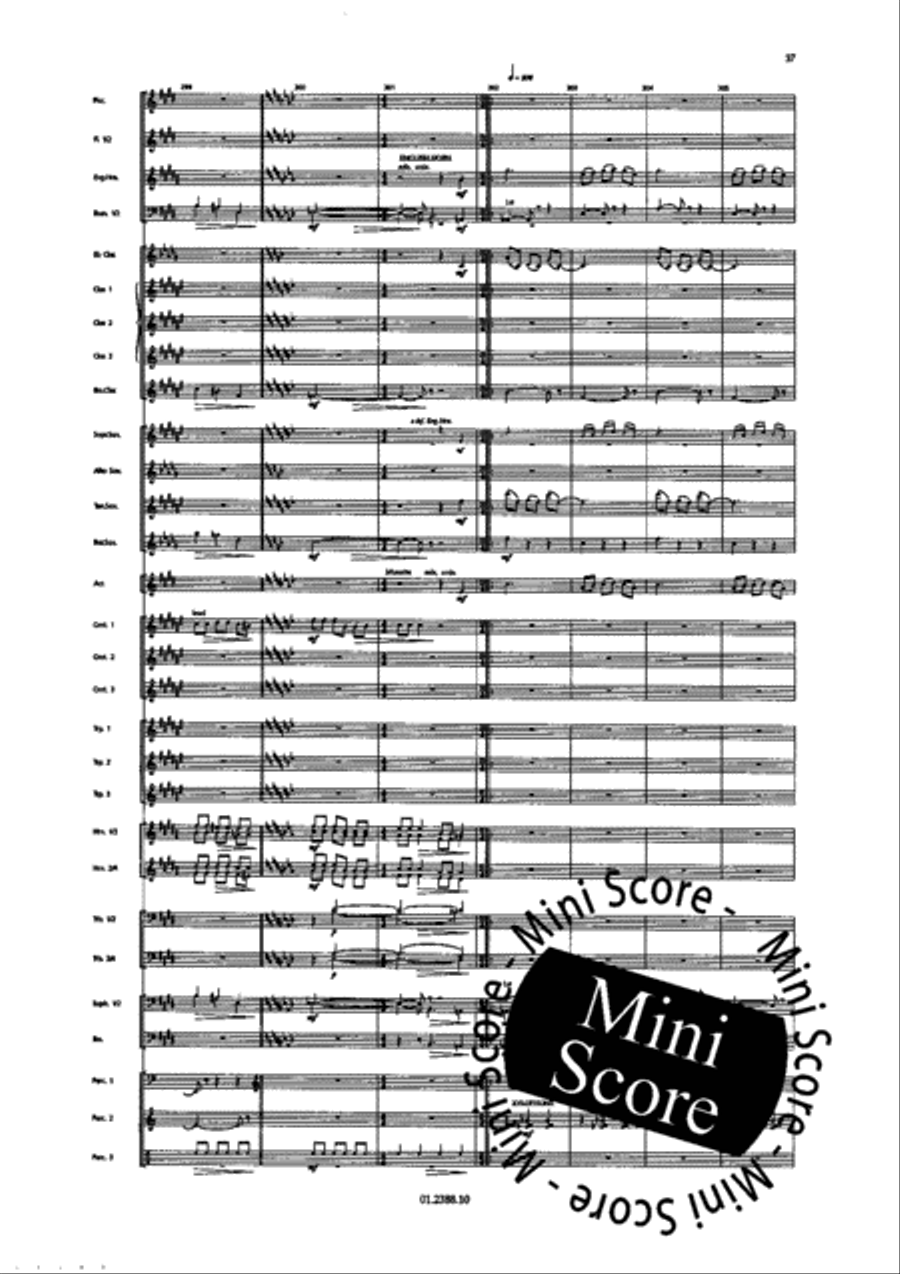 Paris Chansons Paris Chansons Concert Band scores gallery preview page 43