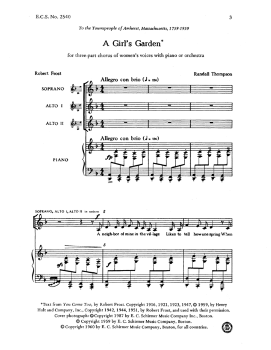 A Girl's Garden Women's Choir scores gallery preview page 4