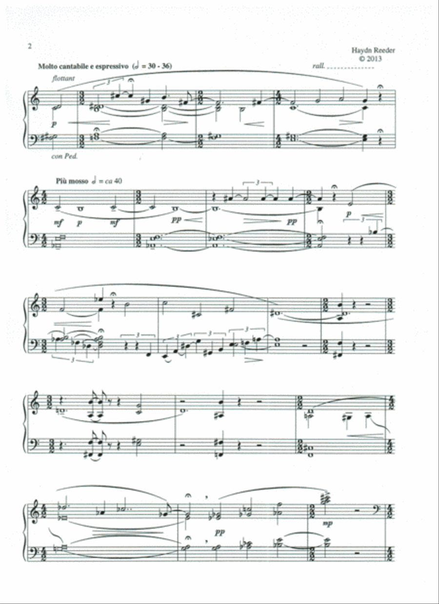 The Past is in the Present as we look to the Future Piano Solo scores gallery preview page 2