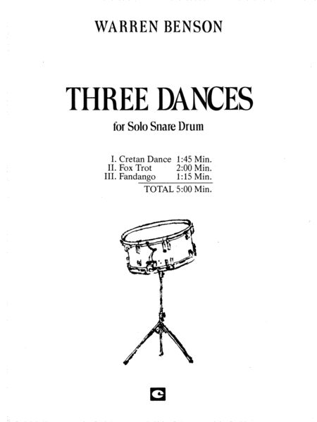 Three Dances (Unaccomp. Solos)