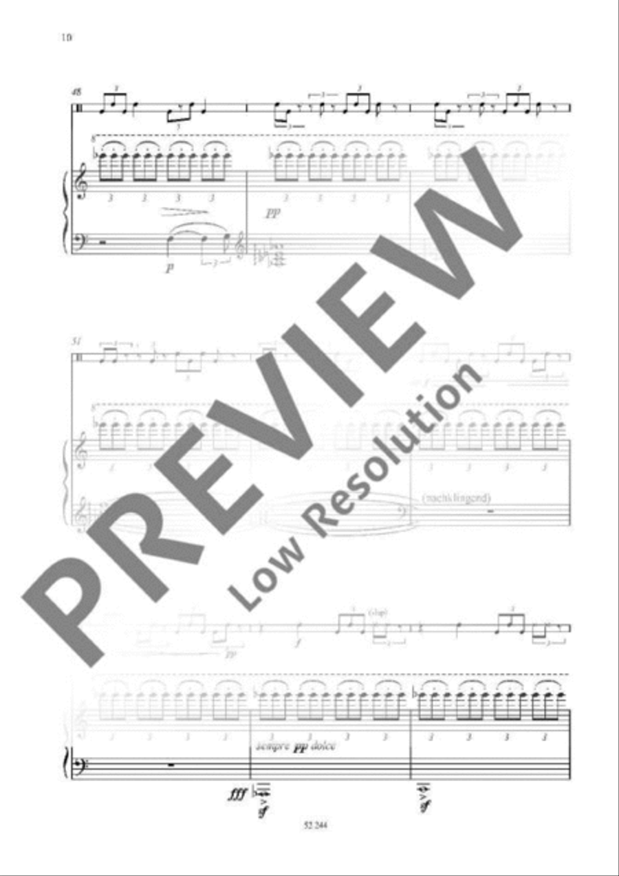 Requiem pour Erik Satie Piano scores gallery preview page 9