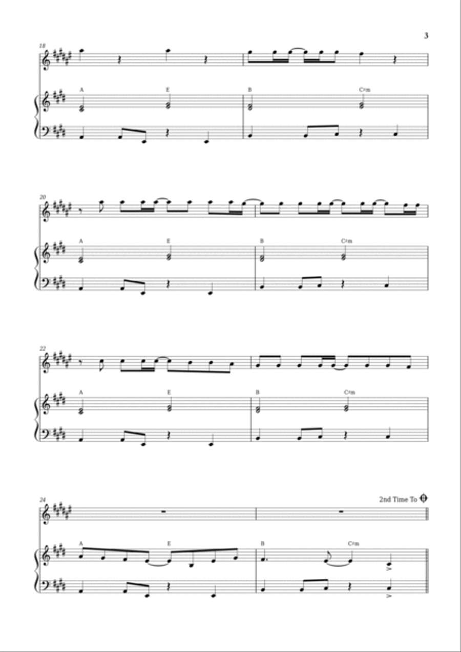Anti-hero Soprano Saxophone scores gallery preview page 3