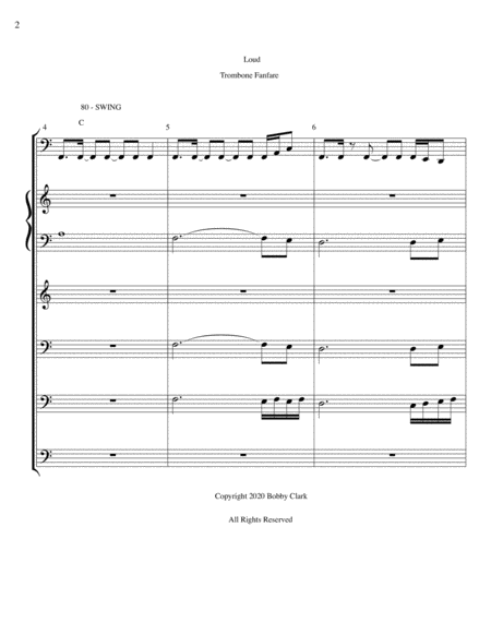Loud "A Trombone Fanfare" image number null