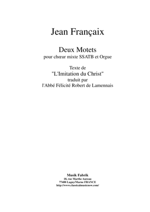 Jean Françaix: Deux Motets for SSATB chorus and organ