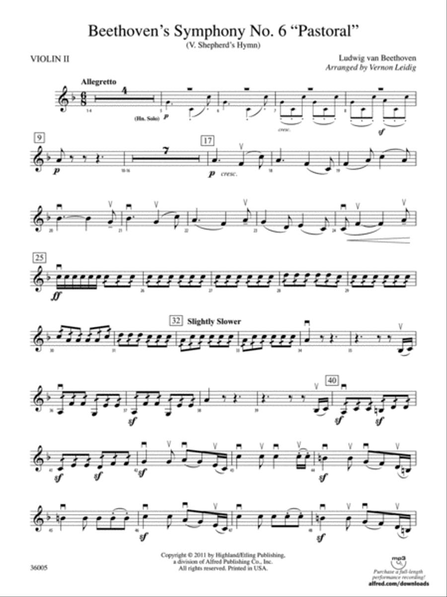 Beethoven's Symphony No. 6 