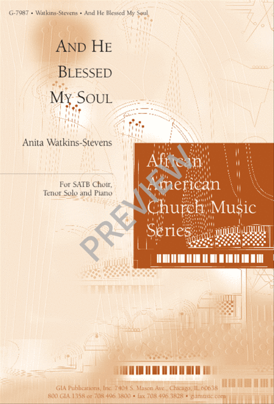 And He Blessed My Soul 4-Part scores gallery preview page 1