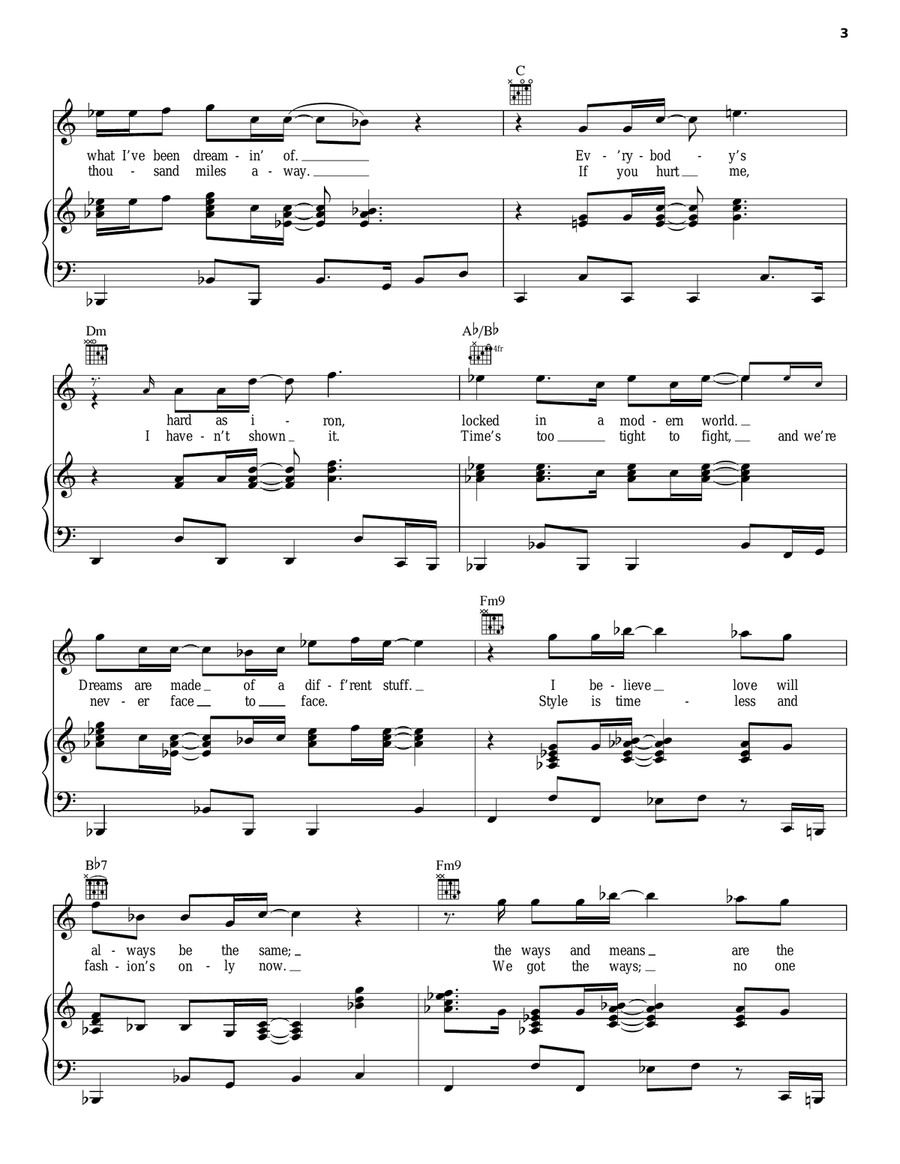 Method Of Modern Love Method Of Modern Love Piano, Vocal, Guitar scores gallery preview page 3