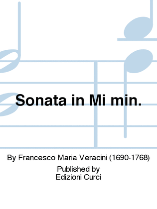 Sonata in Mi min.