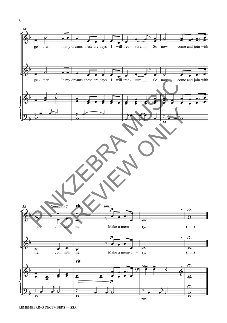 Remembering Decembers (SSA) SSA scores gallery preview page 9