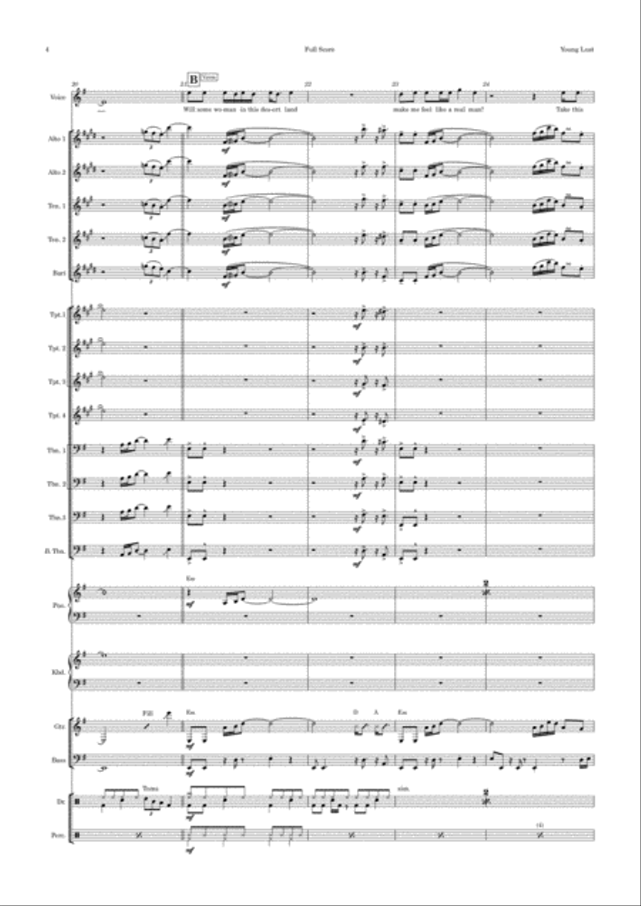 Young Lust Jazz Ensemble scores gallery preview page 4
