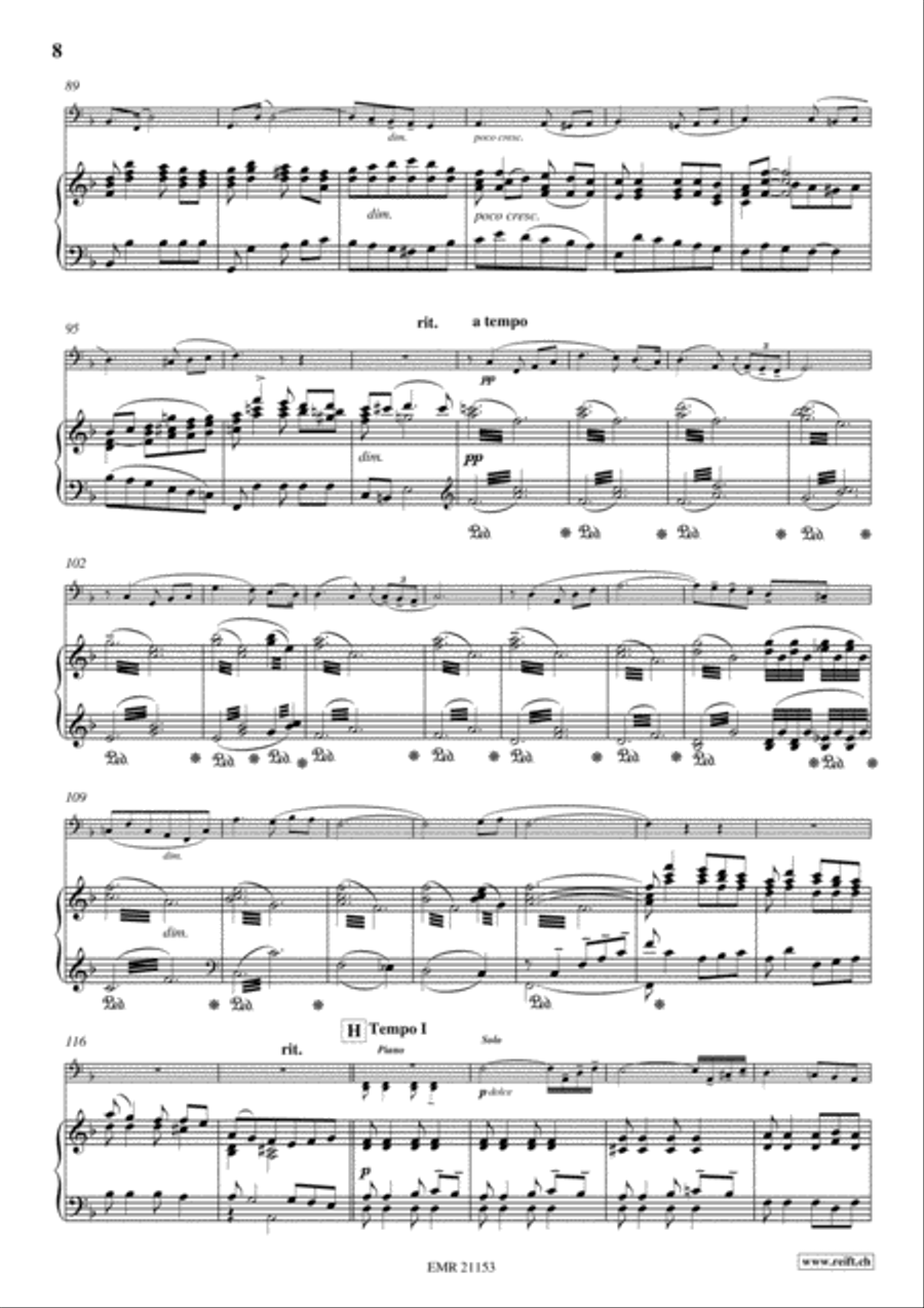 Concerto No. 1 Bass Recorder scores gallery preview page 8
