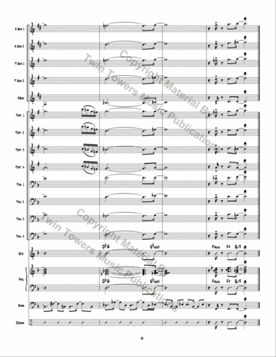 Rock Modern Ode Jazz Ensemble scores gallery preview page 17