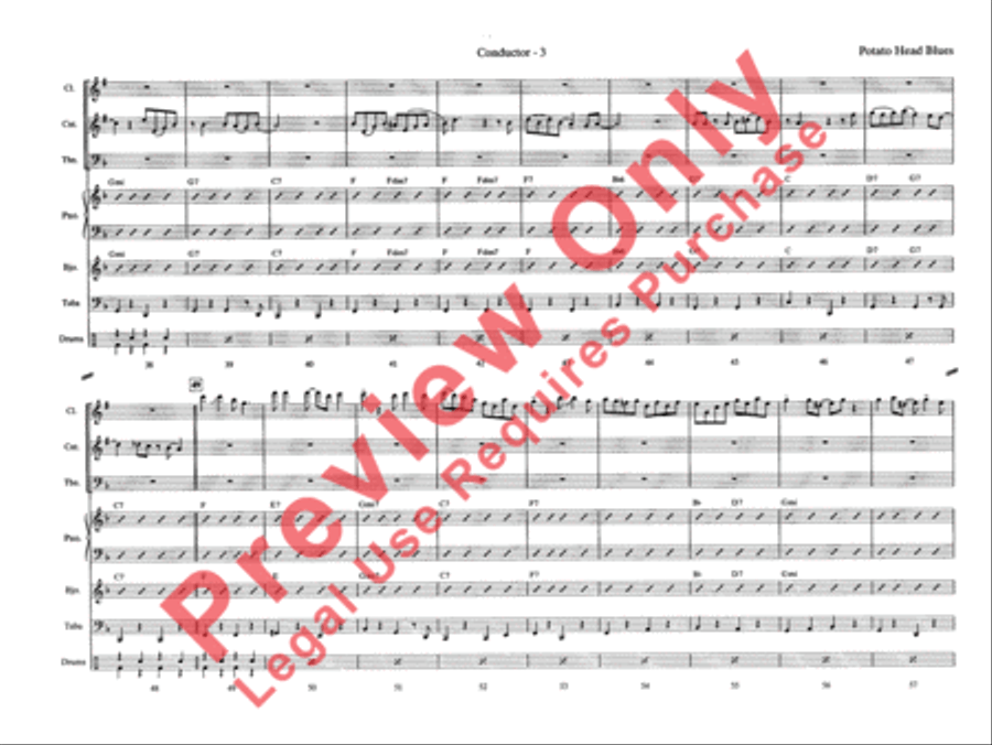 Potato Head Blues Jazz Ensemble scores gallery preview page 9