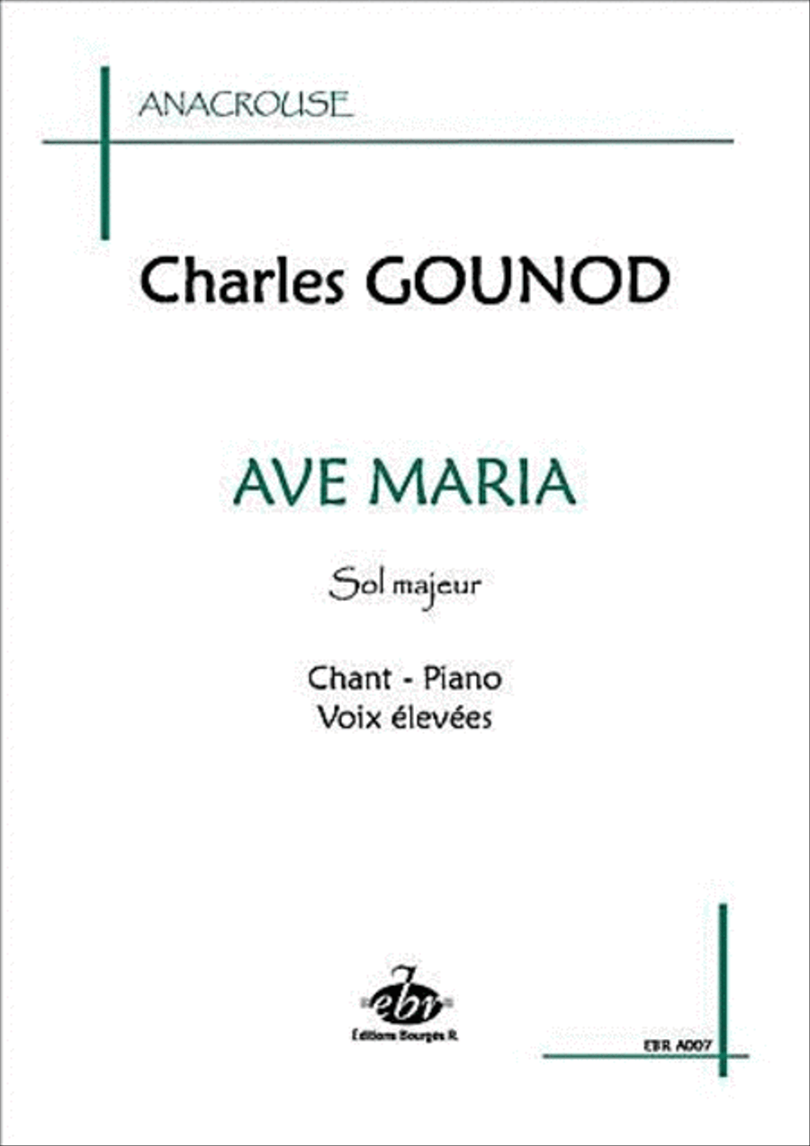 Ave Maria Voix Haute (Collection Anacrouse) Voice scores gallery preview page 1