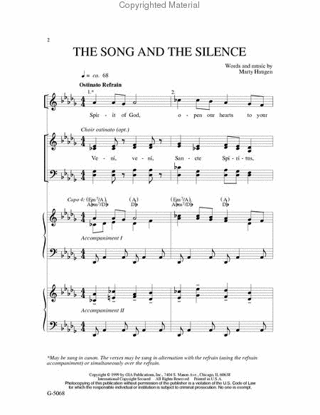 The Song and the Silence image number null