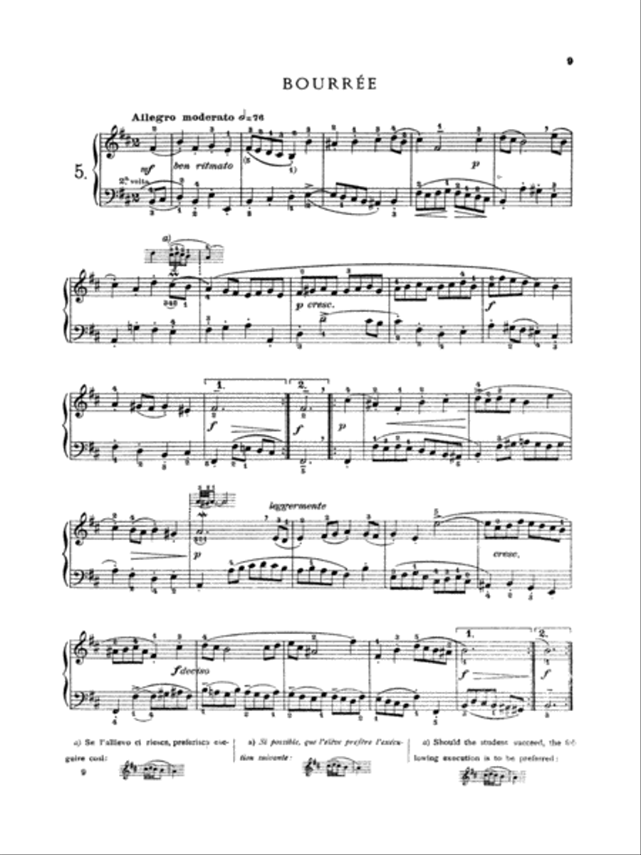 Bach: Twenty Three Easy Pieces (Ed. Mugellini) Piano Solo scores gallery preview page 1