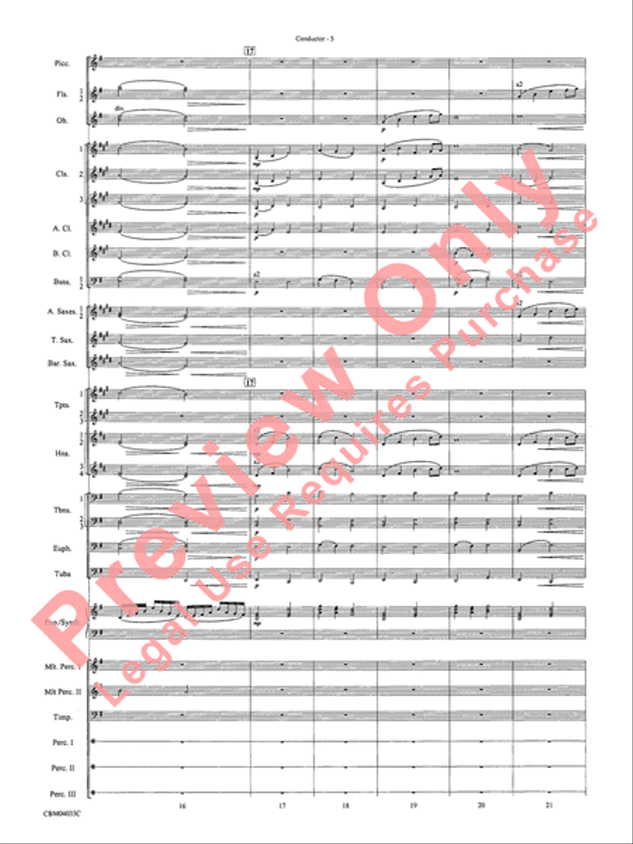 The Polar Express, Concert Suite from Concert Band scores gallery preview page 7