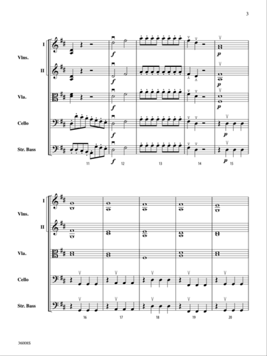 Symphony No. 1 Symphony No. 1 String Orchestra scores gallery preview page 3