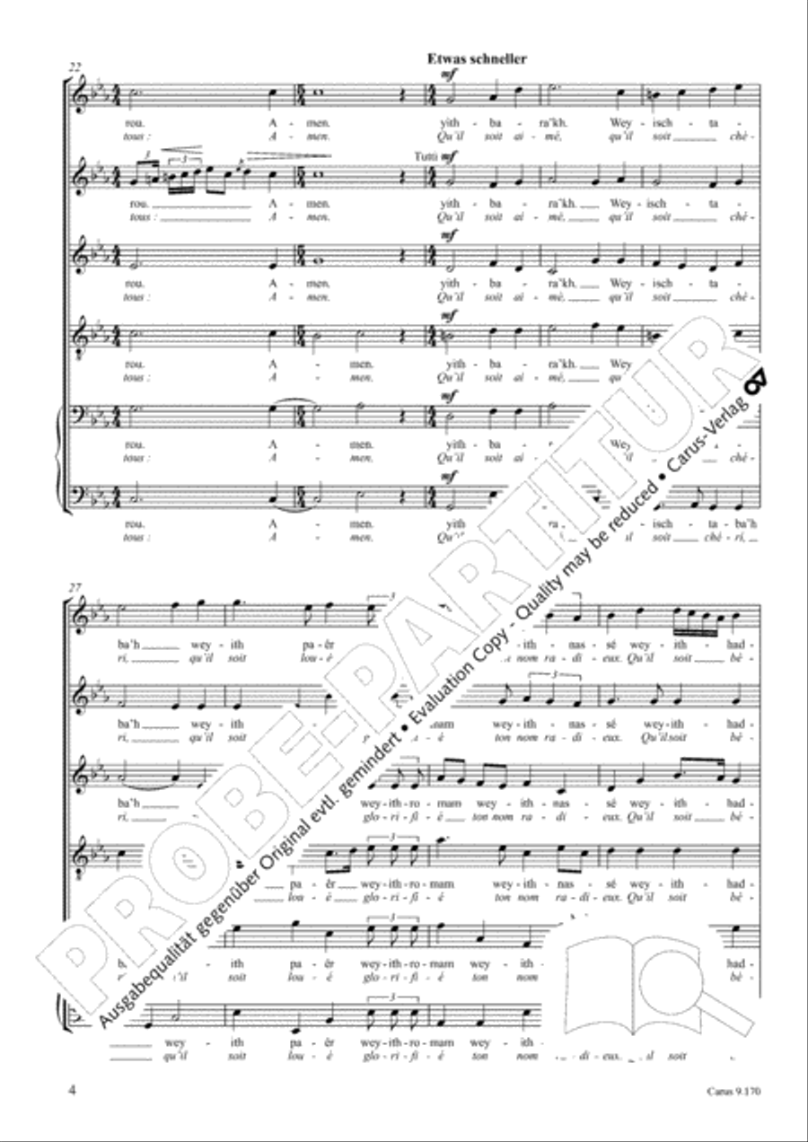 Ravel/Gottwald: Deux melodies hebraiques Score scores gallery preview page 5