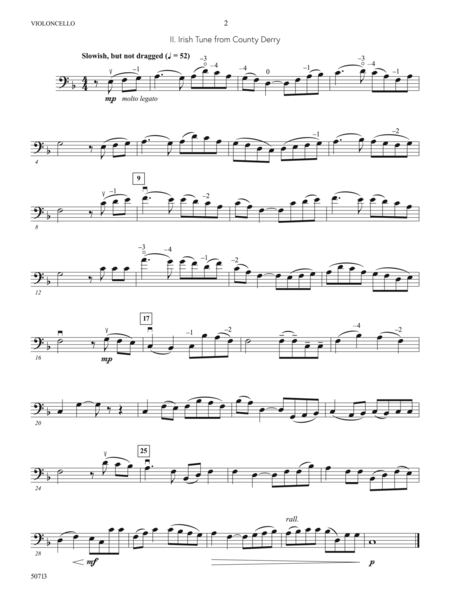 A Grainger Suite: Cello