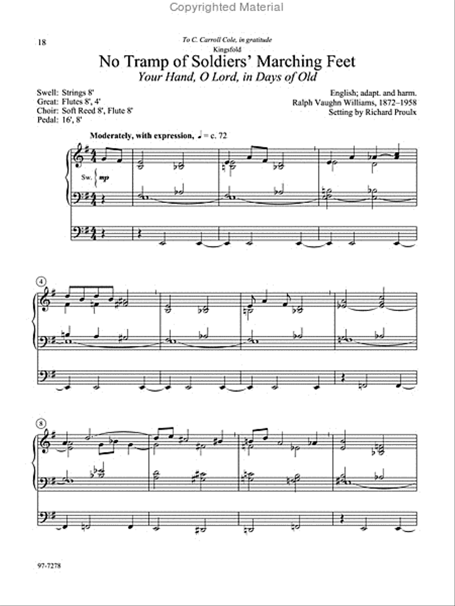 Twelve Hymn Preludes Organ scores gallery preview page 6