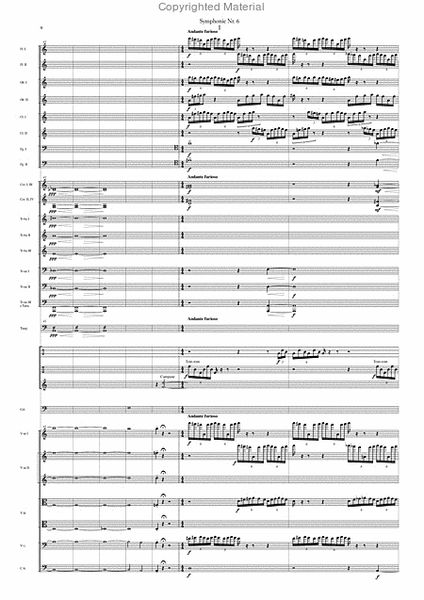 Symphonie Nr. 6 fur grosses Orchester (Sinfonie Nr. 6)