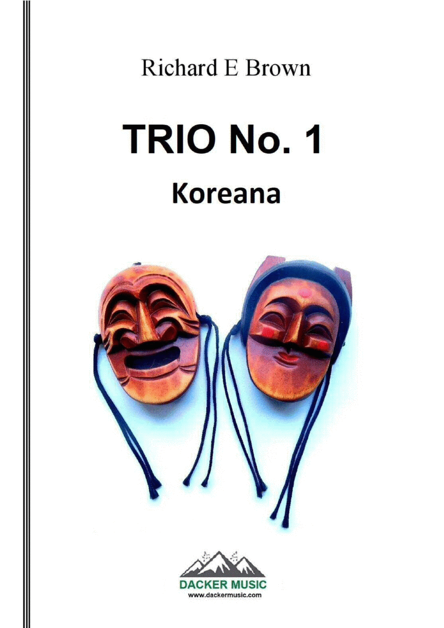 Trio No. 1 (Koreana) Piano Trio scores gallery preview page 1