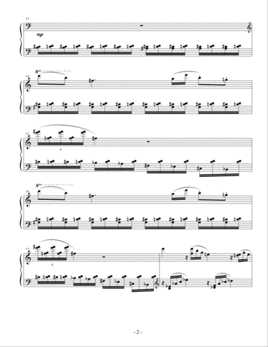 Sonata of Facility, Op. 135 (1st mvt.) Piano Solo scores gallery preview page 2