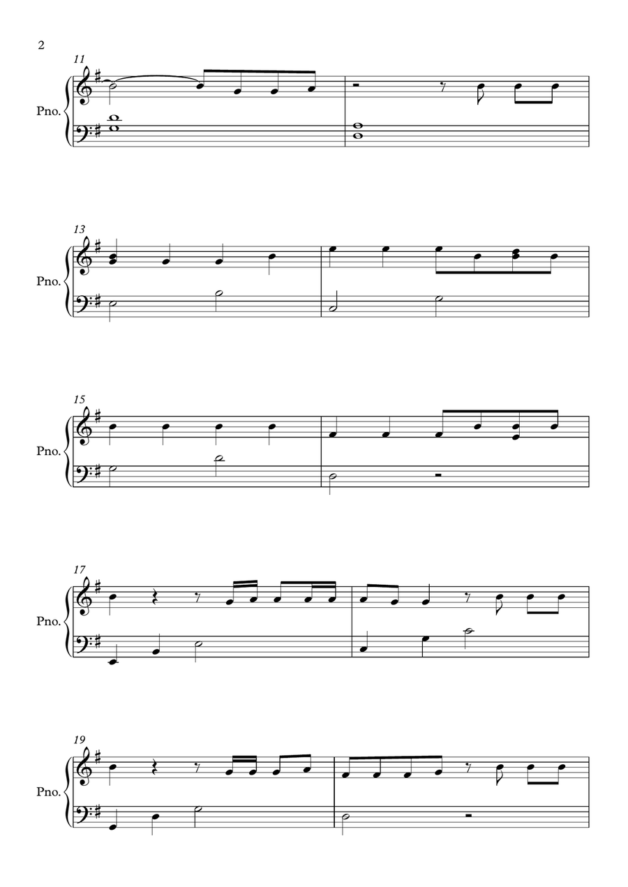 Faded Faded Easy Piano scores gallery preview page 2