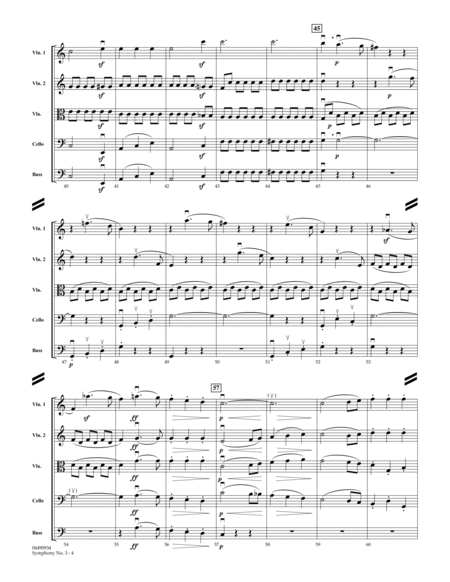 Symphony No. 3 ("Eroica" - Mvt. 1 Excerpts) - Full Score