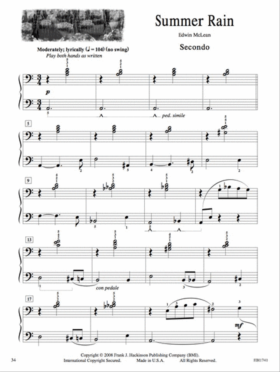 In Recital! with Jazz, Blues, & Rags, Book 3 Piano Method scores gallery preview page 3