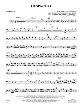 Despacito (arr. Paul Murtha) - Trombone 2