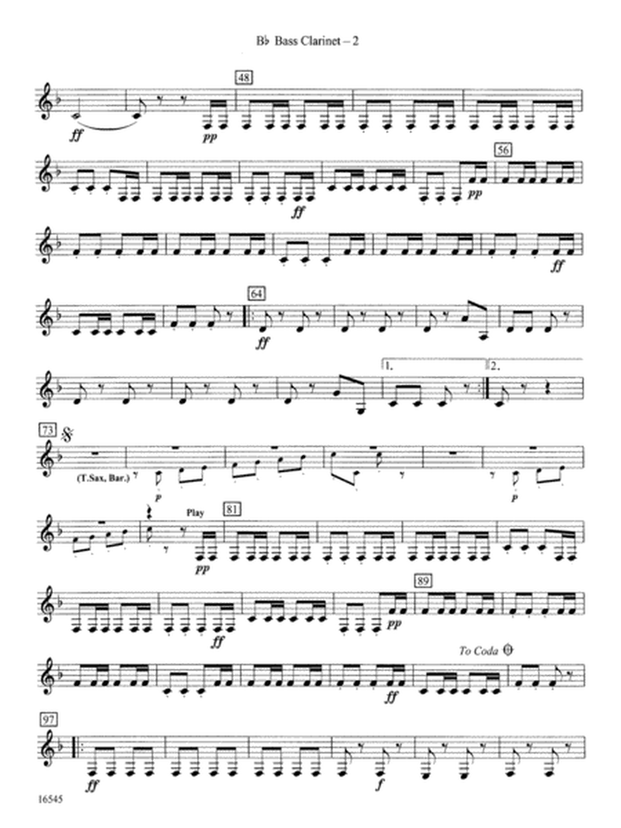 William Tell Overture: B-flat Bass Clarinet