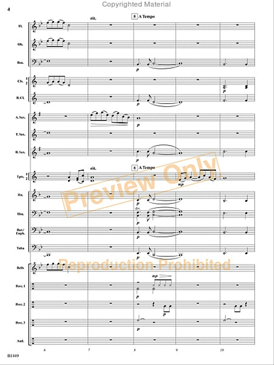 Stampede Concert Band scores gallery preview page 3