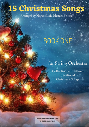 Book cover for 15 Christmas Songs (BOOK 1) - String Orchestra