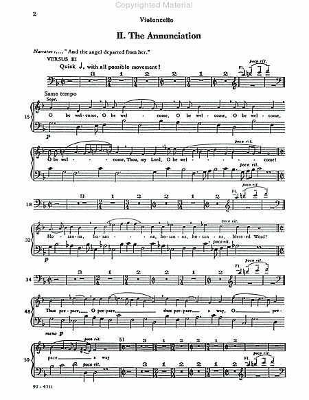 A Little Advent Music (Violoncello)