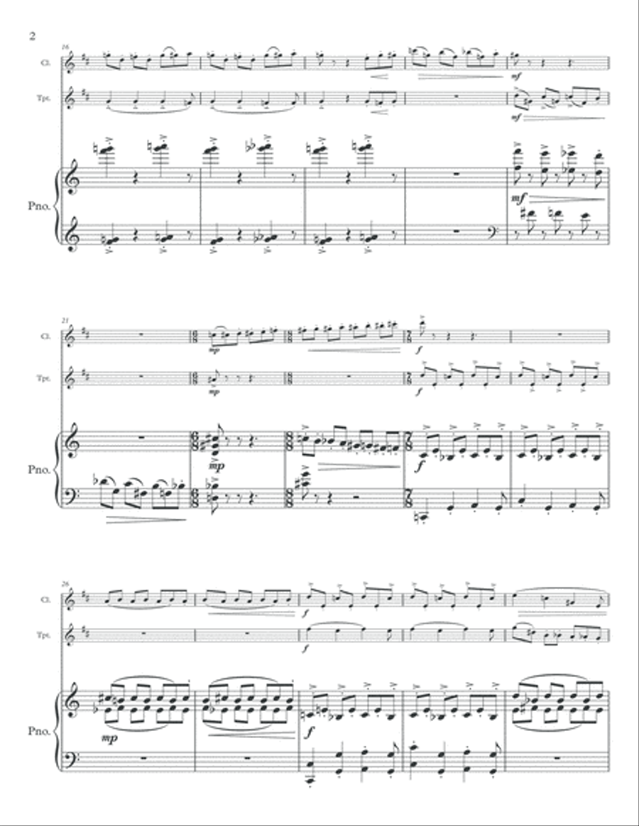 The Four Seasonings The Four Seasonings Clarinet scores gallery preview page 3