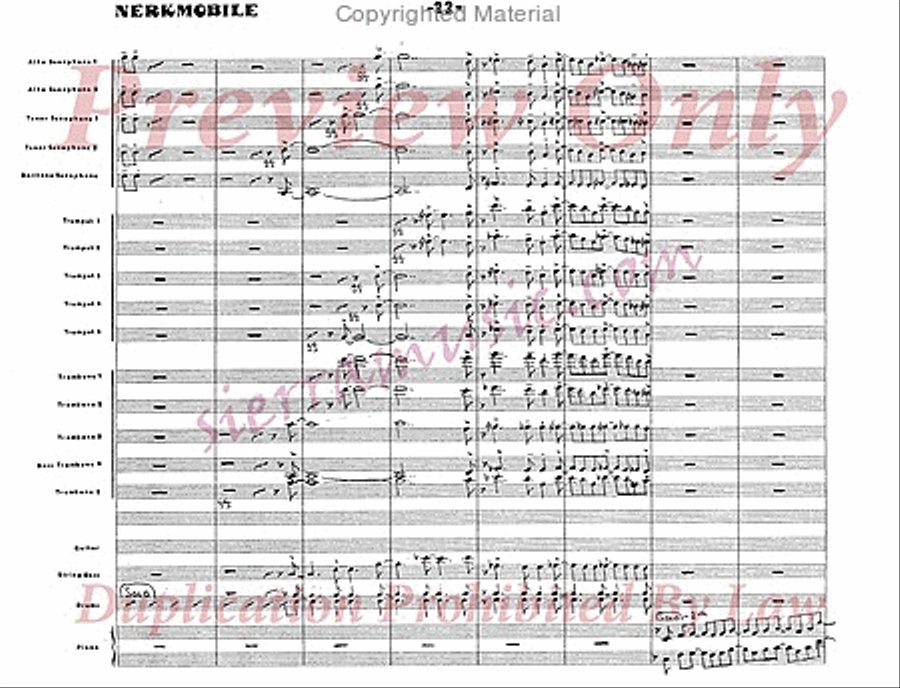 Nerkmobile Nerkmobile Jazz Ensemble scores gallery preview page 23
