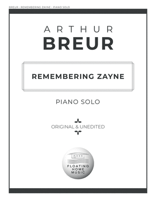 Remembering Zayne - Piano Solo