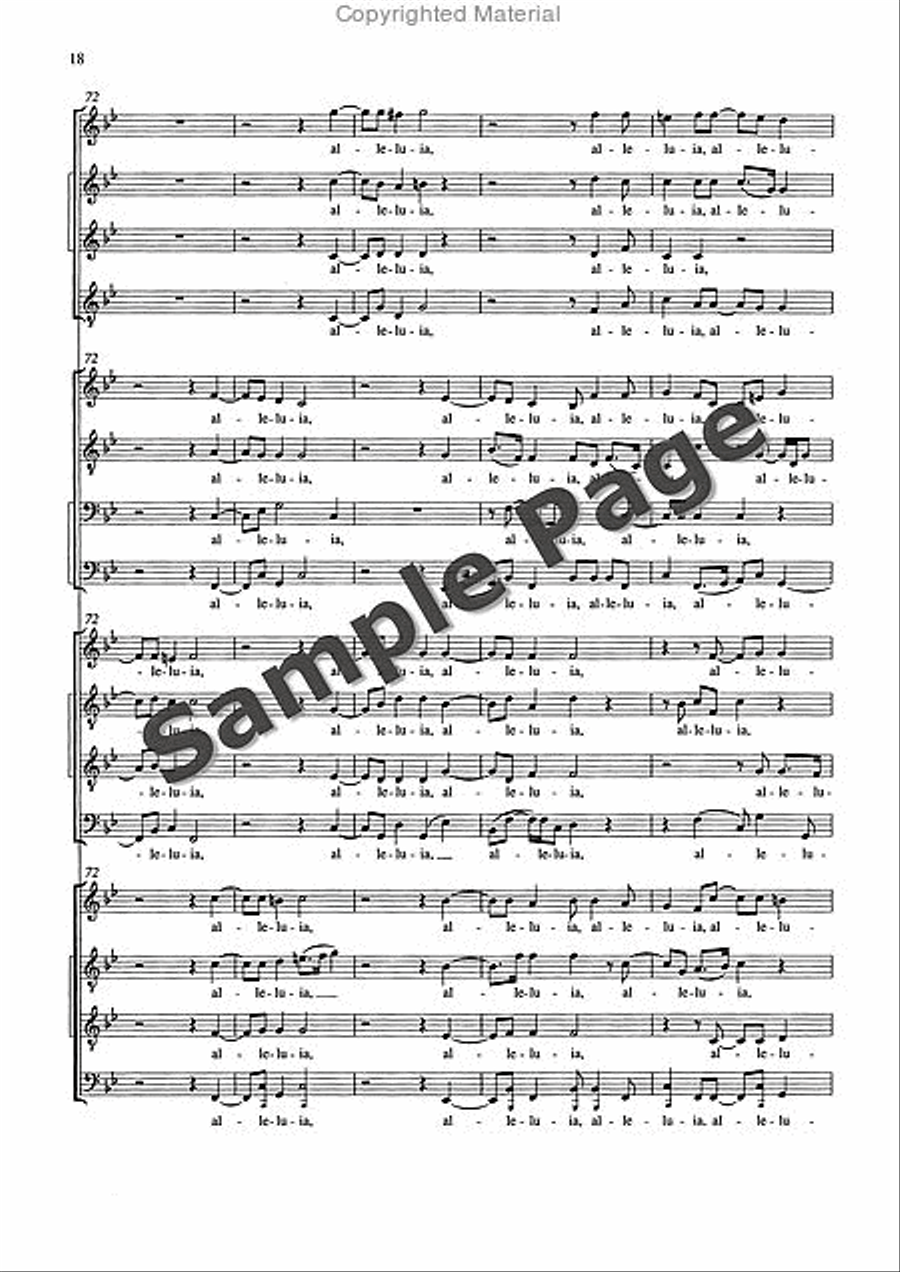 Omnes gentes plaudite Omnes gentes plaudite Mixed Choir scores gallery preview page 19