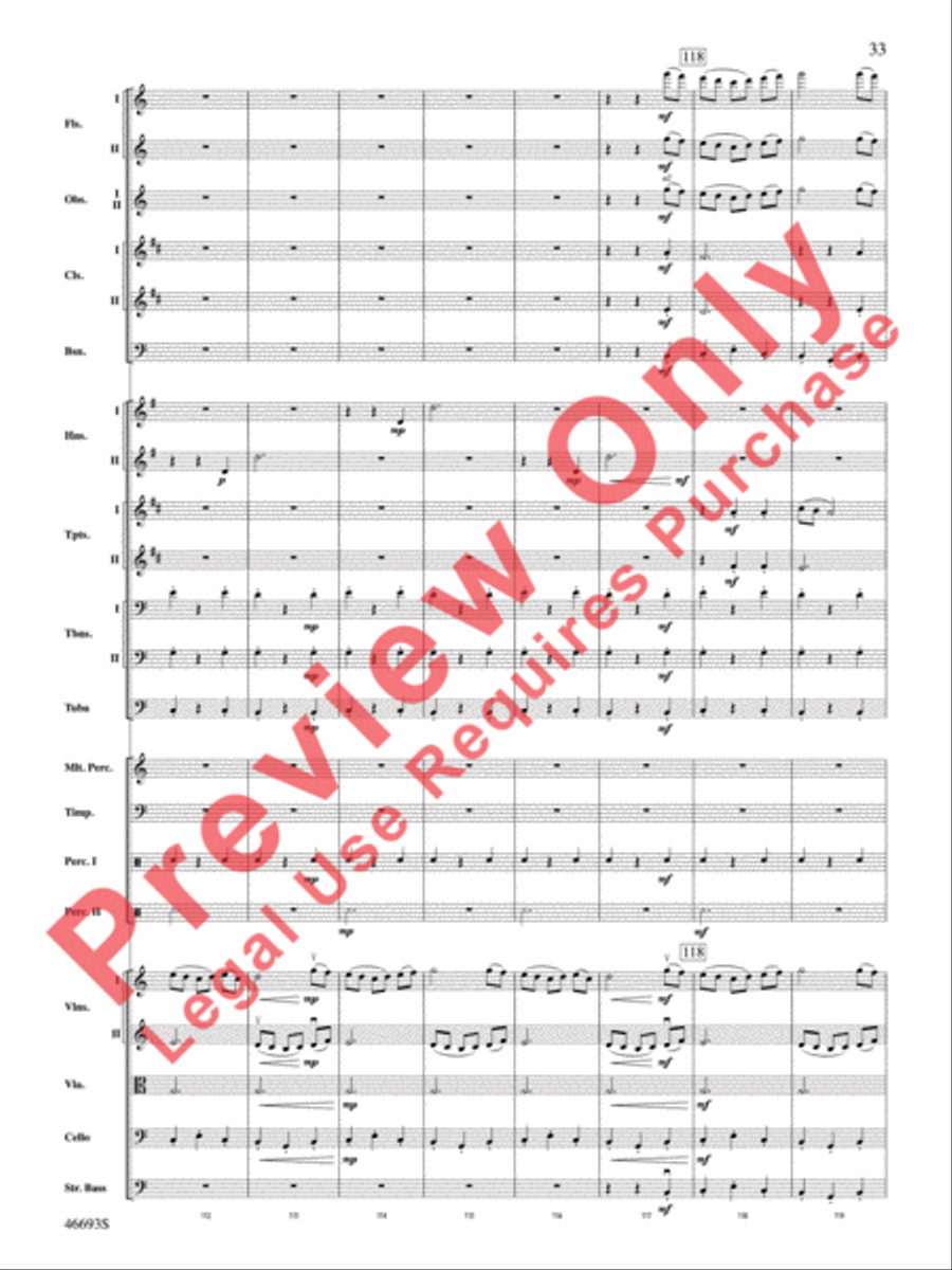 Suite of Carols Full Orchestra scores gallery preview page 34