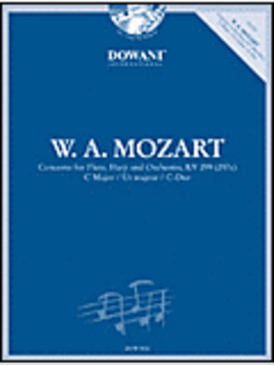 Mozart: Concerto for Flute, Harp, & Orchestra in C Major, KV 299 (297c) Flute scores gallery preview page 1