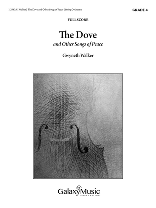Book cover for The Dove and Other Songs of Peace (Additional Full Score)