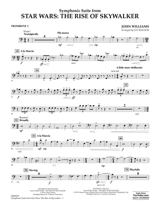 Symphonic Suite from Star Wars: The Rise of Skywalker (arr. Bocook) - Trombone 2