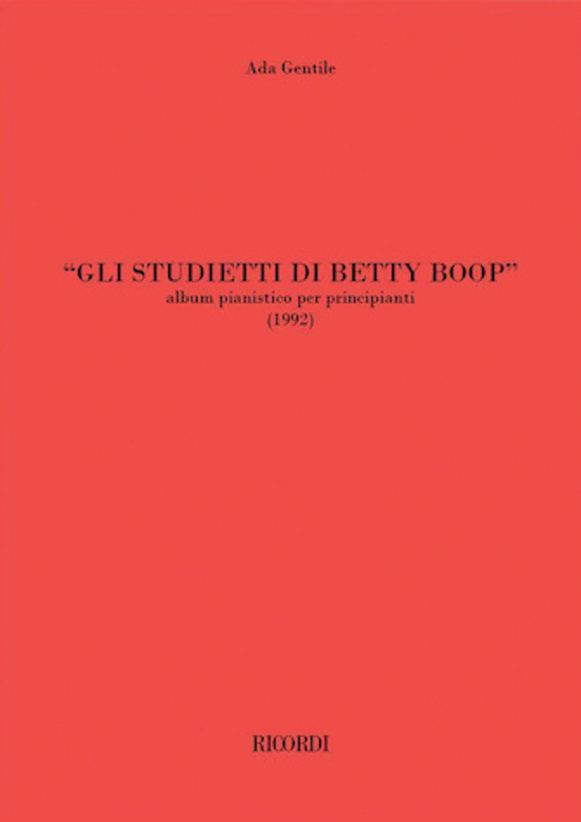 Gli Studietti Di Betty Boop