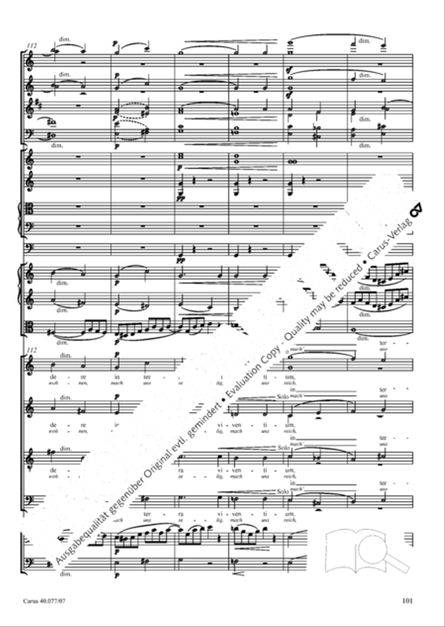 Lauda Sion 4-Part scores gallery preview page 114