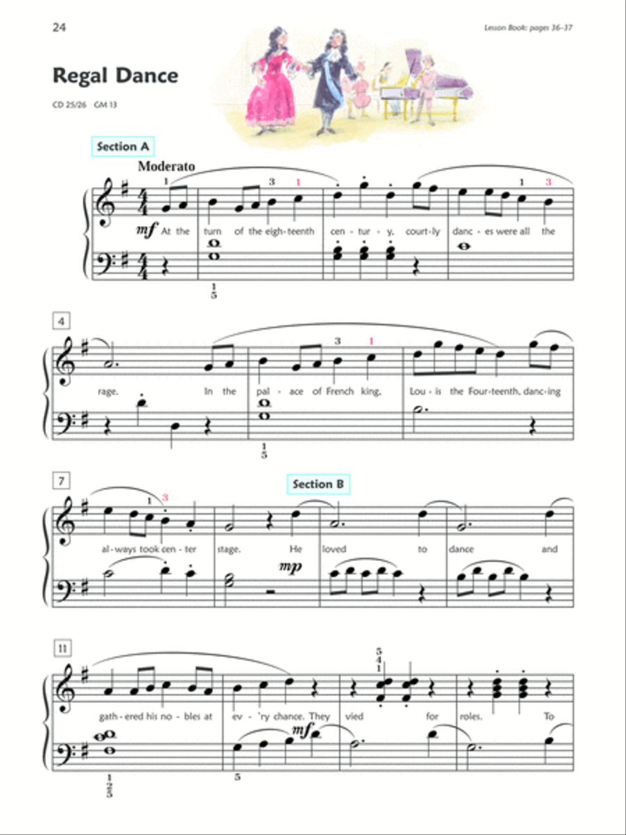 Premier Piano Course Performance, Book 2B Piano Method scores gallery preview page 8